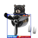 Silicone Car Air Freshener - Cartoon Bear Pilot Modeling Aromatherapy (A)