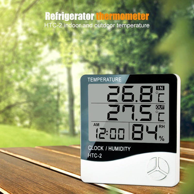 HTC-2 Digital Thermometer Hygrometer Electronic Temperature Humidity Meter
