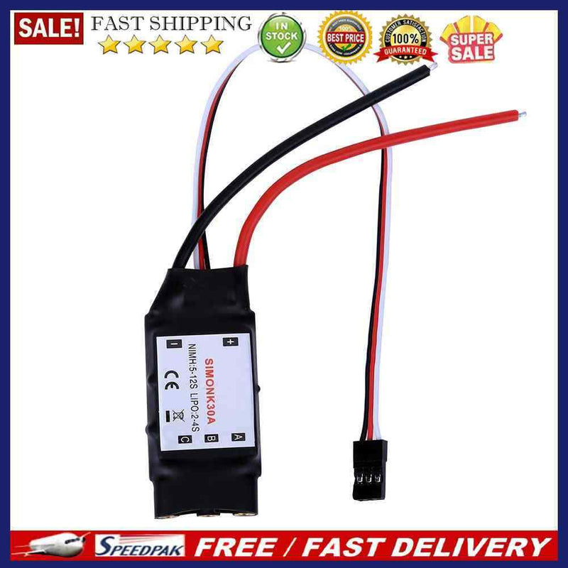 Highest Efficiency 30A ESC Electrical Sensorless Brushless Speed Controller