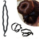 Fashion Black Magic Tool Styling Clip Hair Twist Bun Maker Stick