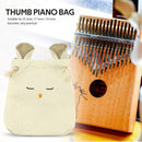Cute 10/17/21 Key Kalimba Storage Bags Thumb Piano Sanza Mbira Organizer Ba
