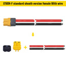 1pc XT60 Battery Female Plug Connector with Silicon 12 AWG Wire Cable (B) Newly