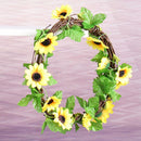 Yellow Sunflower Chain Garland 8.5 ft Silk Wedding Gazebo Arch Flowers Dec hot.