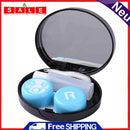 Portable Travel Square Contact Lens Case Set Invisible Glasses Wearing Tools