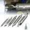 5PCS Combined Center Drill Bit Set HSS Countersink #1.5/2/2.5/3/ D6H2