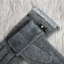 Women Touch Screen Mittens Sheep Wool Winter Bowknot Glove (Gray)