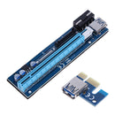 PCI-E Graphics Card Riser 1X to 16X Extension Cable Adapter for GPU Mining