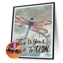 DIY Diamond Painting Calligraphy Full Round Drill Handmade Gift Home Decorati