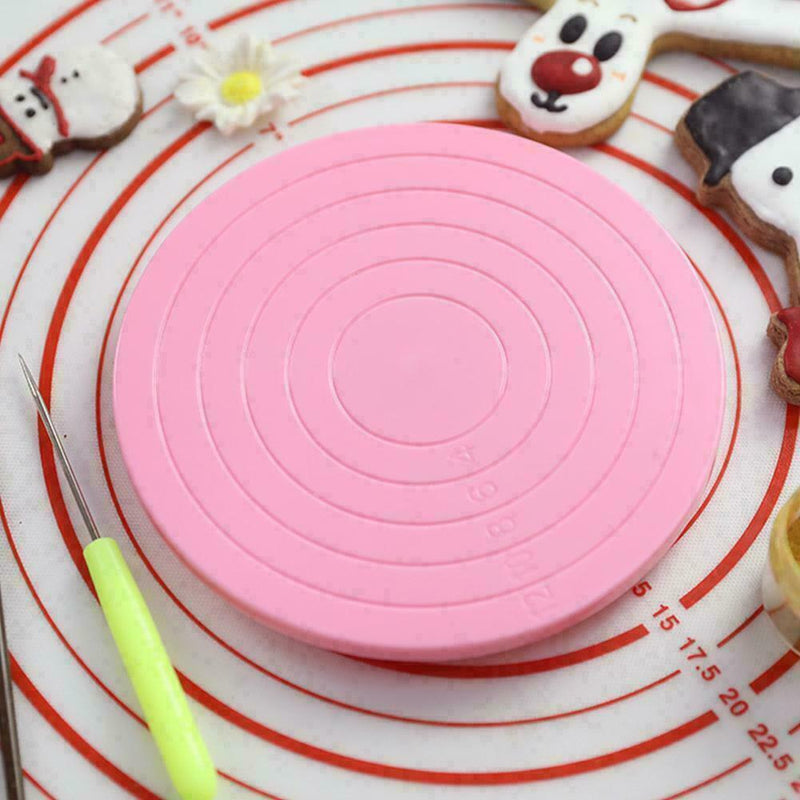 Rotating Revolving Plate Cake Decorating Turntable T1E2 Baking DIY Display Z1H3