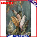 Forest Plantain Leaves Oil Paint By Numbers DIY Frameless Drawing Kit for Adults