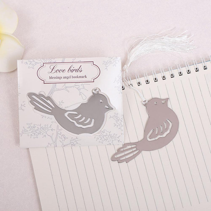 Creative Wedding Gift, Pretty Bird, Metal Tassel, Bookmarks in Action