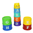 9pcs Stacking Cups Children Early Education Learning Toys Folding Tower Batteries