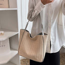 Straw Shoulder Tote Bags Women Beach Large-capacity Lady Shopping Handbag Purses