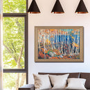 Birch Forest by Lake Oil Paint By Number Kit DIY Home Decoration Gift Wall Art