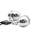 2pcs 12V Turn Signal Lights Retro Amber Light Blinkers Universal for Motorcycle