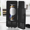 Portable USB Electric Refrigerator Mini Car Beverage Cooling Fridge (Black)