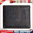 Mens Leather Bifold Wallet Credit/ID Card Receipt Holder Coin Purse