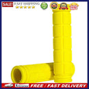 Soft BMX MTB Cycle Mountain Bicycle Bike Handle bar Rubber End (yellow)