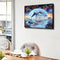 Dolphin Canvas Painted Oil Paint By Numbers DIY Wall Art Modern Bedroom Decor