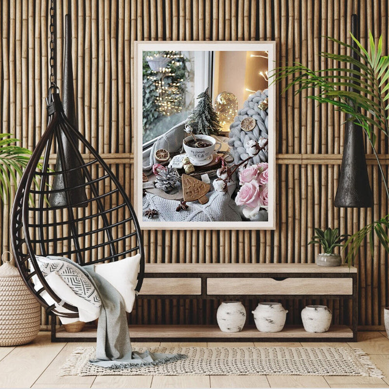 Diamond Painting DIY Windowsill Full Round Diamond Mosaic Art