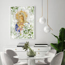 Jesus Woman 5D DIY Full Round Drill Diamond Painting Home Craft Gifts 40x50cm