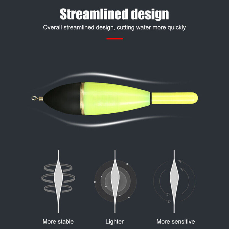 5g/10g/15g Night Glow Fishing Float Lightweight Fishing Float Bobber Tackle Tool