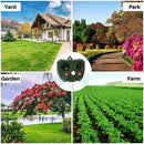 Solar Animal Repeller Ultrasonic Motion Sensor Bird Deer Raccoon Deterrent Newly