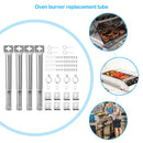 4pcs Telescopic Grill Inflamer Tube Grill BBQ Pipe Replacement Accessories