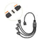 1 To 4 4pin Extension Cable 12V 30cm Power Splitter Extension Cable for Asu