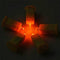 2x Hanging Lantern Cloth Decorative Ornaments with LED Wicks Festival Suppl