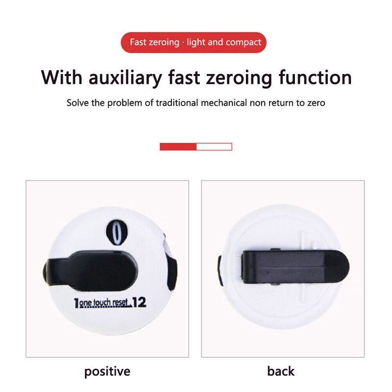 Golf Score Stroke Counter Up to 12 Strokes Golf Scorer Scoring Tools with C