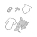 5pcs Elegant Lady Die Making DIY Stencils Scrapbook Embossing DIY Cards