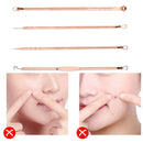 4pcs Practical Blackhead Remover Beauty Squeeze Tools Spots Acne Needle Kit