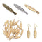 DIY Finding Jewelry Bracelet Beads Necklace Pendant Small Charm Feather Leaf