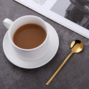 Round Shape Coffee Spoons Steel Mini Teaspoons Sugar U0T9 Y1Z4 R2A6 G2P1 Z2U8