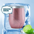 Stainless Steel Coffee Mug Vacuum Insulated Beer Leak Proof Drink Cups (M) Newly