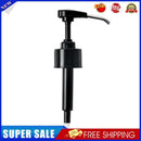 Stainless Steel Oil Bottle Pressure Nozzle Sauce Push-type Pump (Black)
