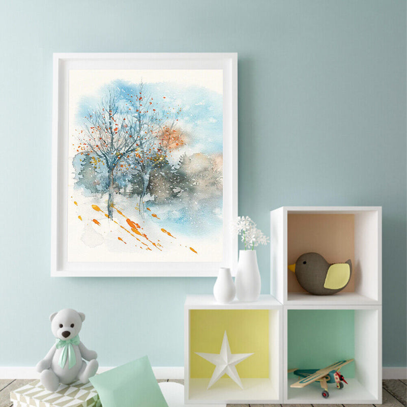 Ink Woods Oil Paint By Numbers Kit DIY Acrylic Painting Wall Art Picture Cr