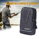 Male Oxford Cloth Mobile Phone Holder Zipper Outdoor Jogging Sports Running Bag