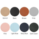 Mat Anti-slip Round Keyboard Mice Mat Mouse Pad PU Leather Laptop Computer