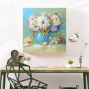 5D DIY Full Round Drill Table Flowers Cross Stitch Diamond Painting Home Decor