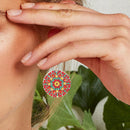 DIY Diamond Painting Mandala Patterns Stud Earrings for Women (RZ007)