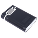 Portable 5V 2A 4x 18650 Power Bank Case Kit Battery Charger DIY Box (Black)