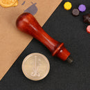 Alphabet Letters Wax Sealing Stamp Head Round Copper Stamps Craft Decor (I)