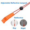 Reflective Lanyard Safety Survival Whistles Rescue Emergency Marine Whistle