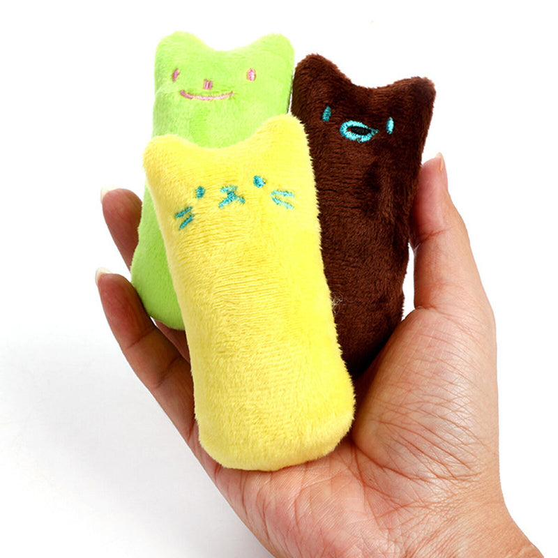 Cat Catnip Toys - Pet Supplies Kitten Plush Chew Toys for Cats (Coffee)
