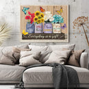 Full Embroidery Flower Butterfly Printed Cross Stitch 11CT Cotton Kit Decor