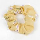 Flower Printed Hair Rubber Band Women Girls Sweet Hair Rope Ties Ponytail Holder