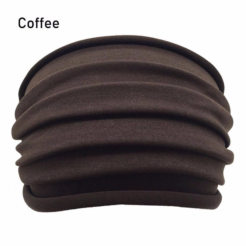 Yoga Hairband Stretch Hair Band Wide Sports Headband Turban Running Headwrap