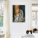 Paint By Numbers for Adults Beginner Elegant Girl Back Home Wall Bedroom Deco
